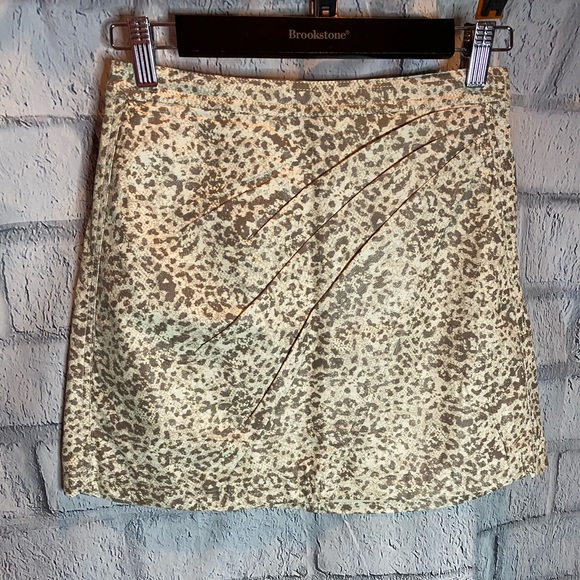 Free People Printed Fake Out Skirt - Picture 4 of 6